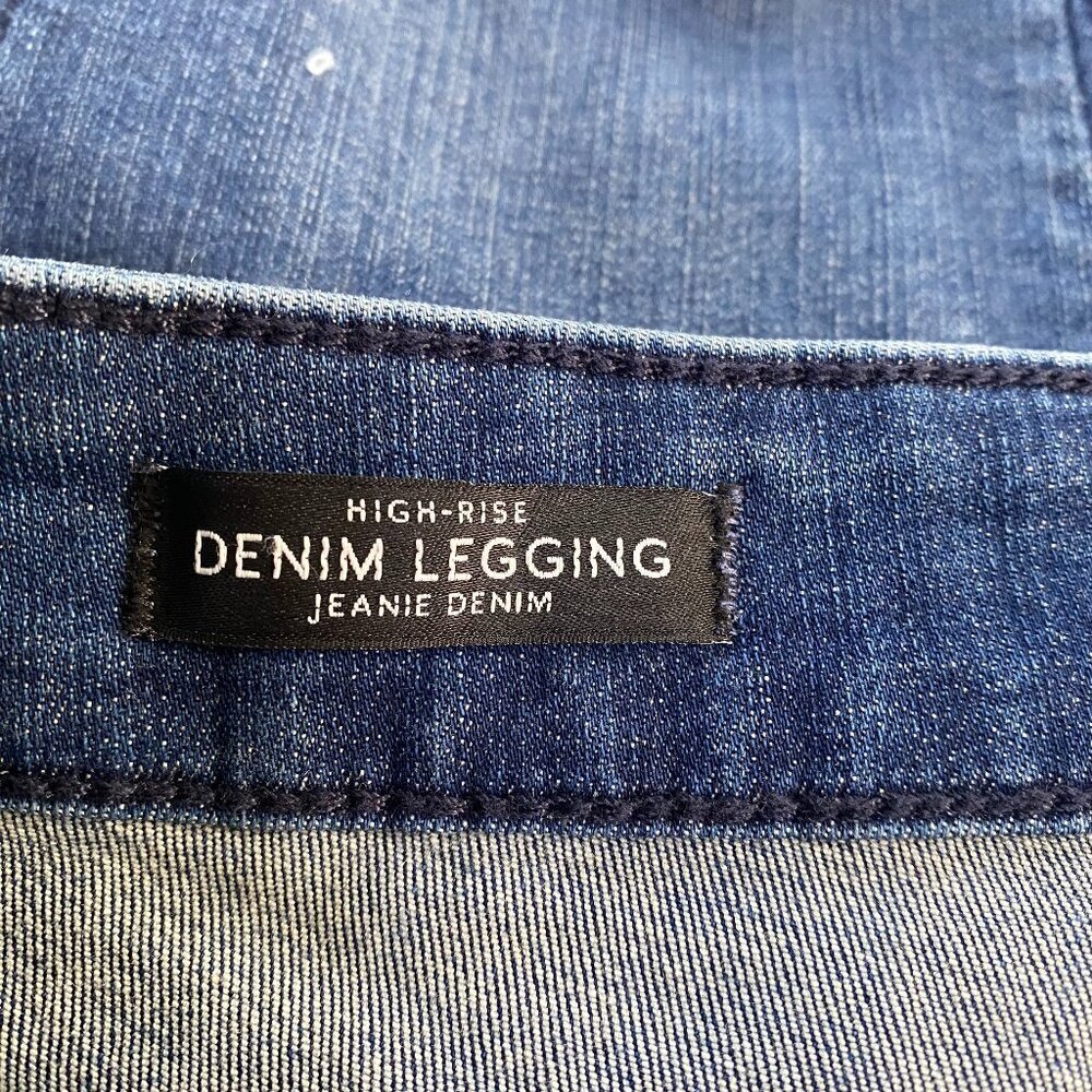 White House Black Market Jeanie Denim High Rise Legging, Size M, #249 - Picture 8 of 10